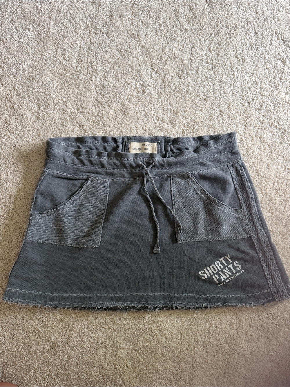 Y2K Pacific Girl Shorty Pants Lake of the Ozarks Skirt